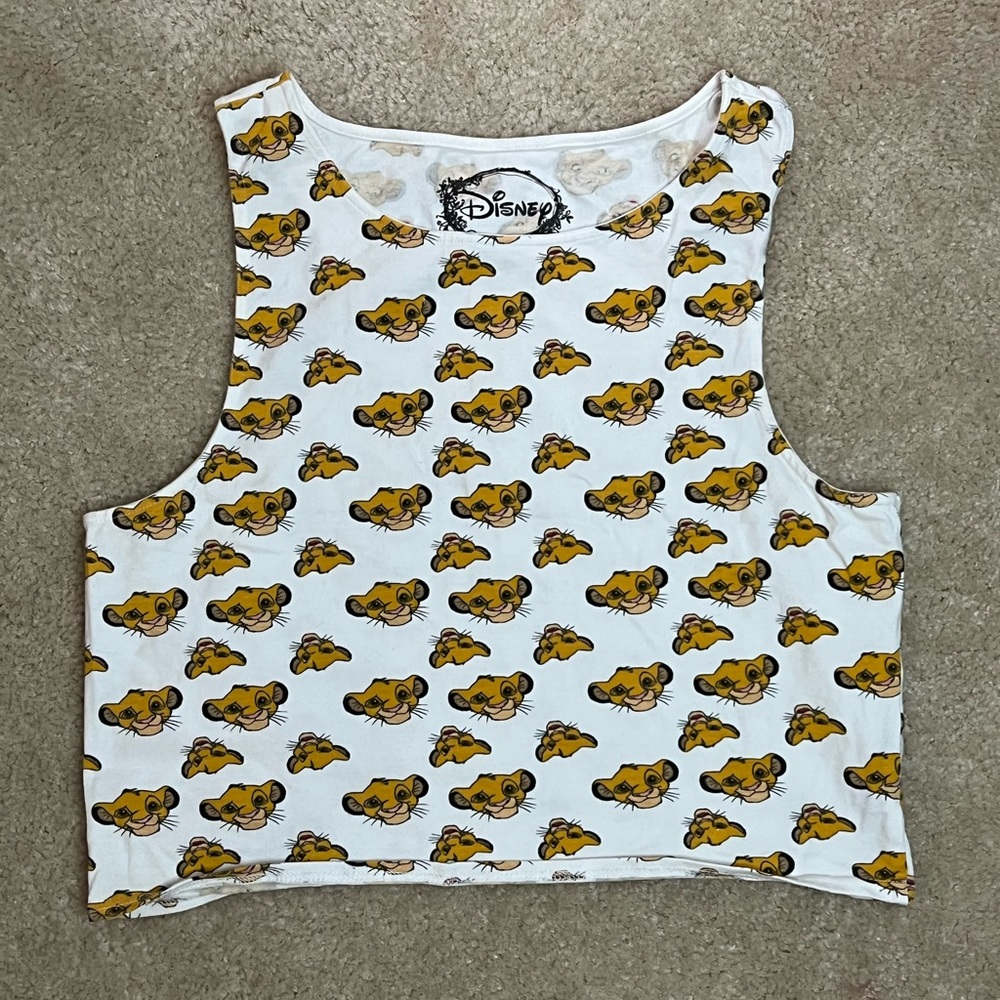Disney Lion King Simba Crop Top